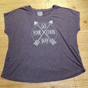 Choke | Go Your Own Way Plus Size Tee Sz XXL